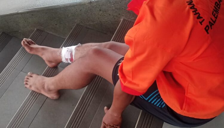 Pelaku saat di Mapolda Sumsel.
