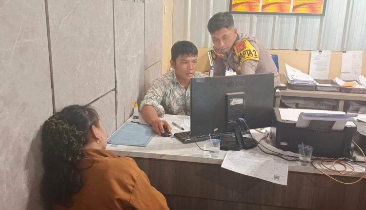 Korban membuat Laporan Polisi.