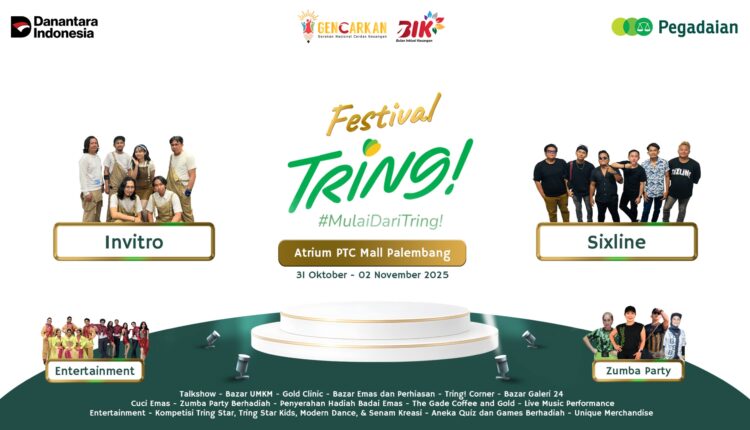 Berbagai hiburan dan hadiah bakal warnai pengenalan aplikasi Tring! by Pegadaian.