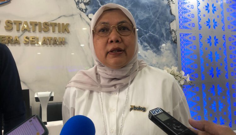 Pimpinan Bulog Sumsel Babel, Mersi Windrayani. (Foto: Tia)