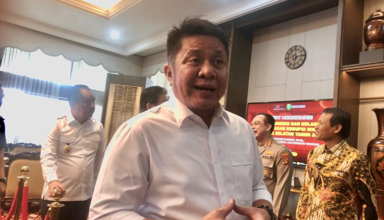 Gubernur Sumsel, Herman Deru. (Foto: Tia)