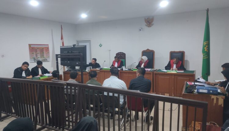 Para saksi dihadirkan dalam sidang kasus dugaan korupsi PMI Kota Palembang di Pengadilan Tipikor Palembang.