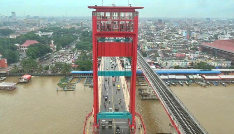 Sungai Musi Palembang. (Foto: Tia)