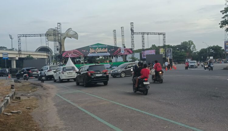 Bundaran Jakabaring Sport City (JSC).