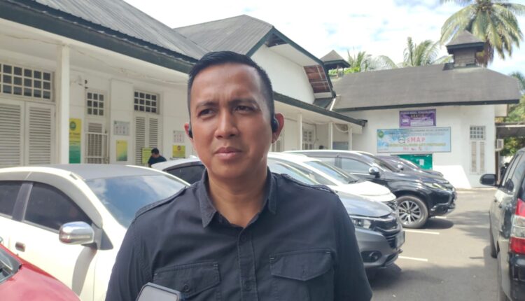 Saat Kepala Seksi Intelijen Kejari Musi Banyuasin, Abdul Harris Augusto.