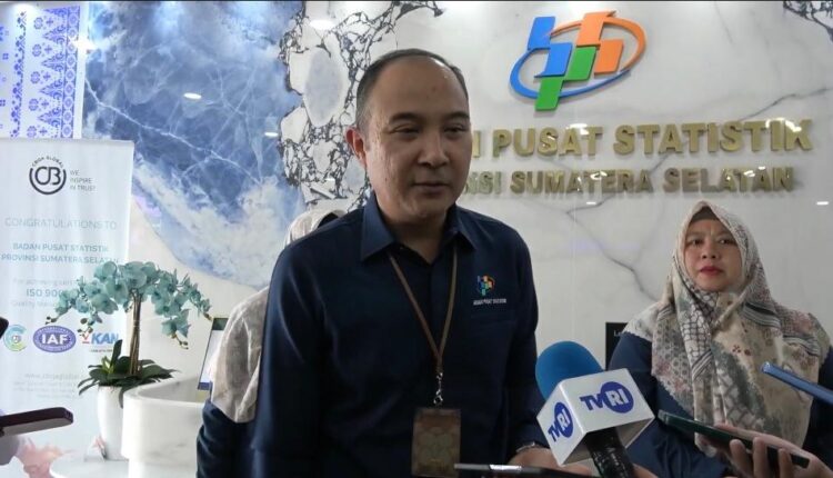 Kepala BPS Sumsel, Moh Wahyu Yulianto. (Foto: Tia)