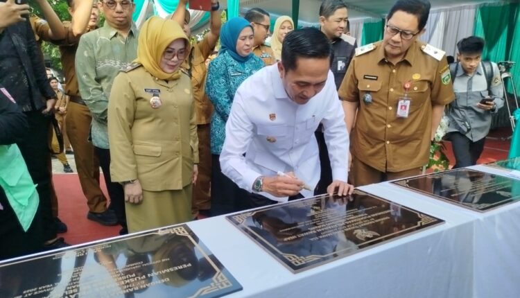 Peresmian layanan rawat inap dan Puskesmas ramah disabilitas di lima puskesmas di Kota Palembang.
