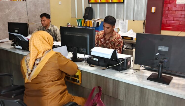 Korban membuat Laporan Polisi.