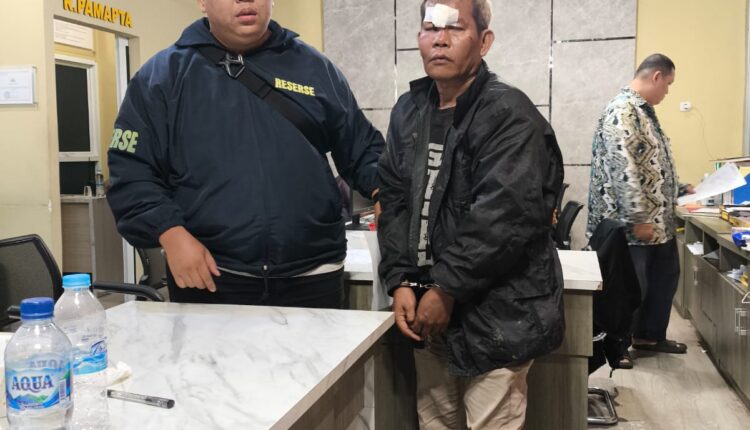Pelaku diamankan Polisi.