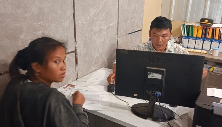 Korban membuat Laporan Polisi.