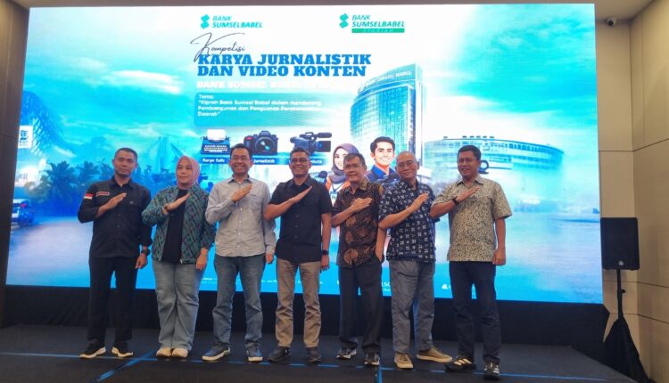 Pembukaan workshop dan lomba karya jurnalistik Bank Sumsel Babel Tahun 2026.