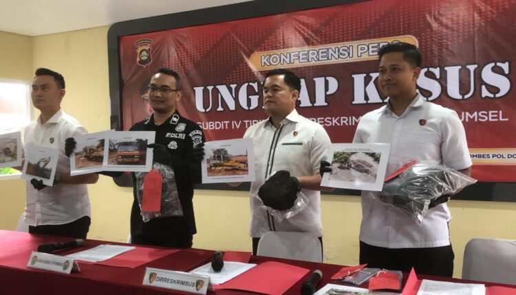 Press Release penggerebekan tambang batubara ilegal di Muba.