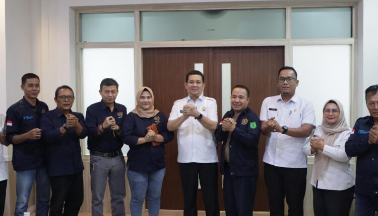 Pengurus PWI MUBA Audensi dengan PJ Sekda Syaffaruddin.