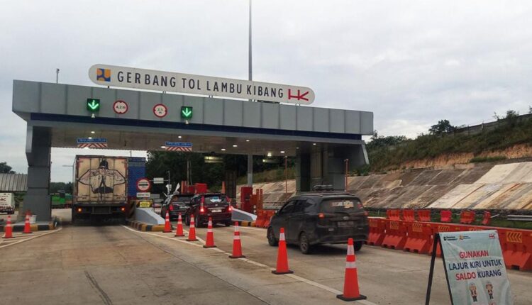 Gerbang Tol Lambu Kibang. (Foto: Dokumen Hutama Karya)