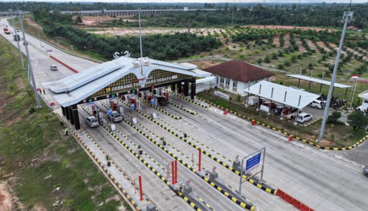 Gerbang Tol Muaro Sebapo. (Foto: Hutama Karya)