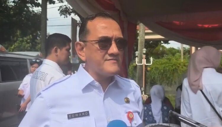 Sekretaris Daerah (Sekda) Sumsel, Edward Candra. (Foto: Tia)