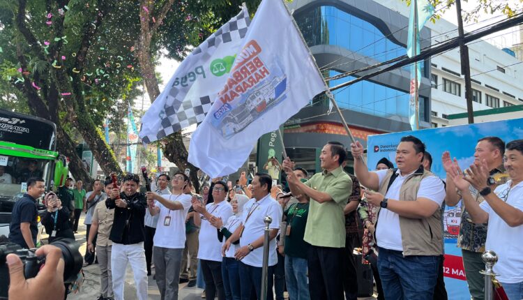 PT Pegadaian Kanwil III Sumbagsel resmi melepas 238 peserta Mudik Nyaman Bersama Pegadaian di Palembang. Pelepasan ini dihadiri langsung oleh Walikota Palembang, Ratu Dewa, dan Pemimpin Wilayah PT Pegadaian Kanwil III Sumbagsel, Novryandi.