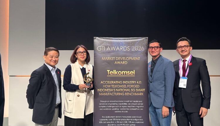 Telkomsel Raih GTI Awards 2026 atas 5G Enterprise Network Solution di Barcelona, Spanyol.