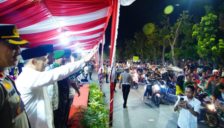 Suasana malam takbiran di Kota Sekayu terasa begitu syahdu sekaligus meriah. Ribuan warga bersatu dalam gema takbir menyambut Idul Fitri 1447 H.