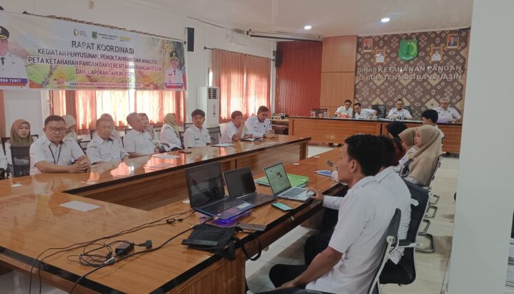 Pemerintah Kabupaten Musi Banyuasin melalui Dinas Ketahanan Pangan menggelar Rapat Koordinasi penyusunan Food Security and Vulnerability Atlas (FSVA) Tahun 2026.