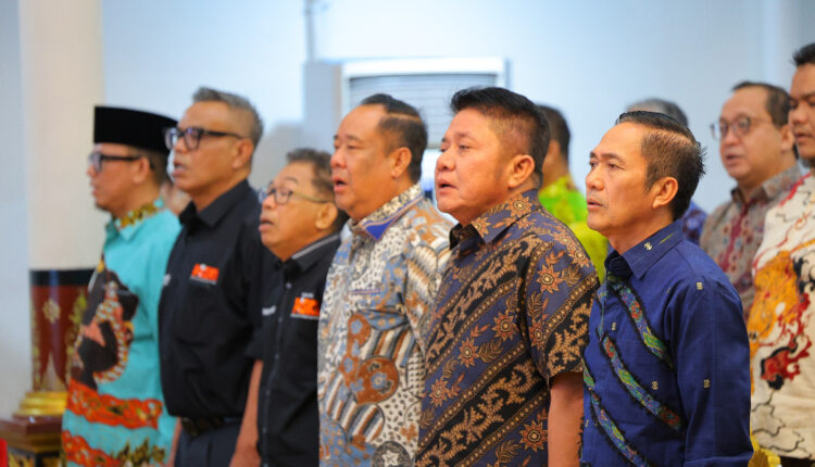 Suasana khidmat pelantikan Korwil PaSKI se-Sumsel di Rumah Dinas Gubernur Sumatera Selatan.