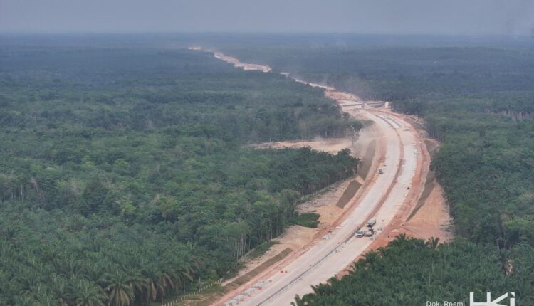Progres konstruksi Jalan Tol Betung–Jambi Seksi 1B sepanjang 31,58 km yang dikerjakan oleh HKI kini telah mencapai 31 persen per akhir Juni 2026.